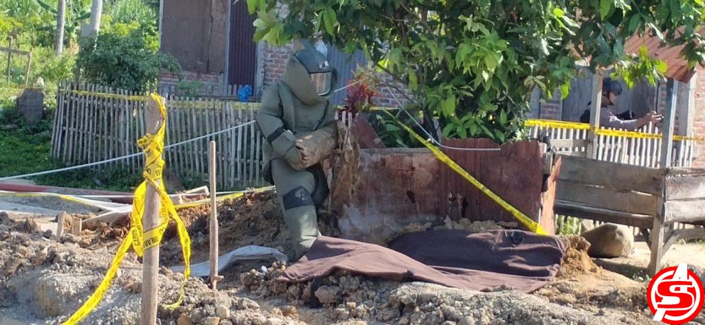 Bom Rakitan Sisa Konflik Aceh di Temukan di Blang Pulo