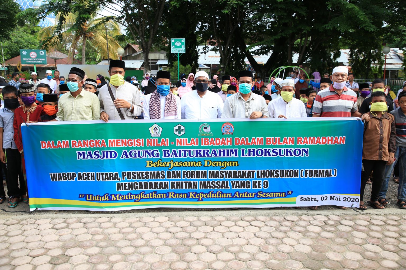 BKM Masjid Agung Lhoksukon Khitan Massal 100 Anak