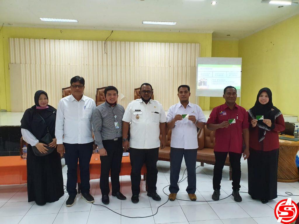 177 Pendamping PKH Aceh Utara Terima Kartu BPJS Ketenagakerjaan