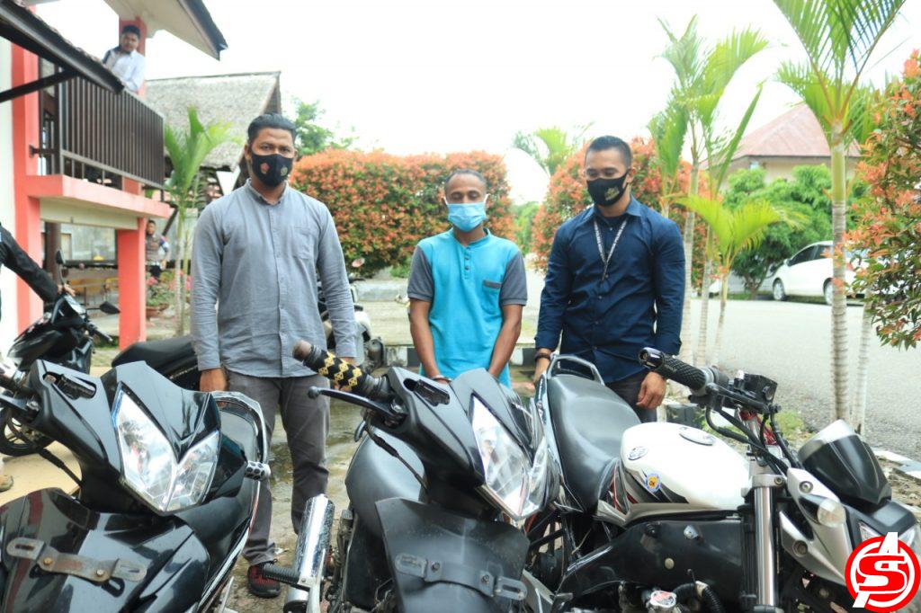 Jadi Pencuri, Pemuda Ini Bawa Kabur 40 Unit Sepmor Warga