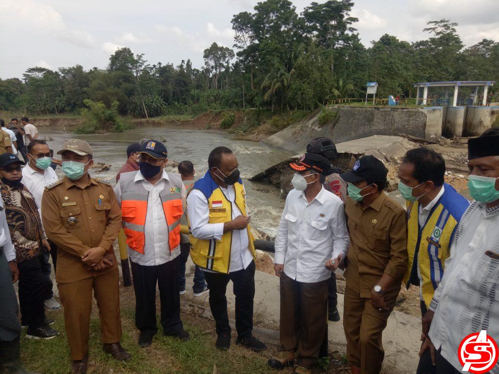 Bendung Krueng Pase Jebol, Wamen PUPR Segera Tangani Tanggap Darurat