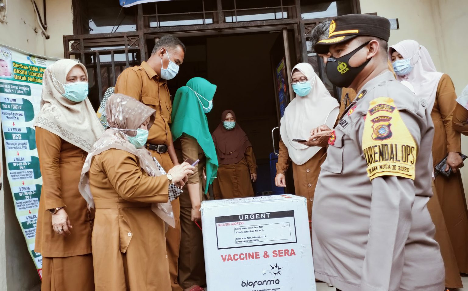 Ribuan Nakes Lhokseumawe Terdata Siap Divaksin Covid-19