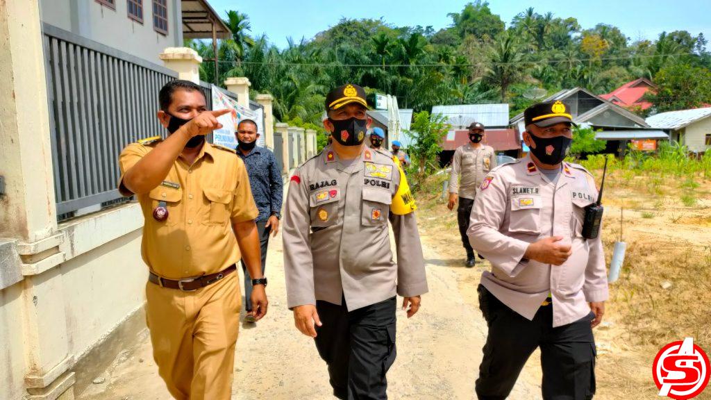 Polres Lhokseumawe Pantau Gampong Tangguh Covid-19 Blang Poroh