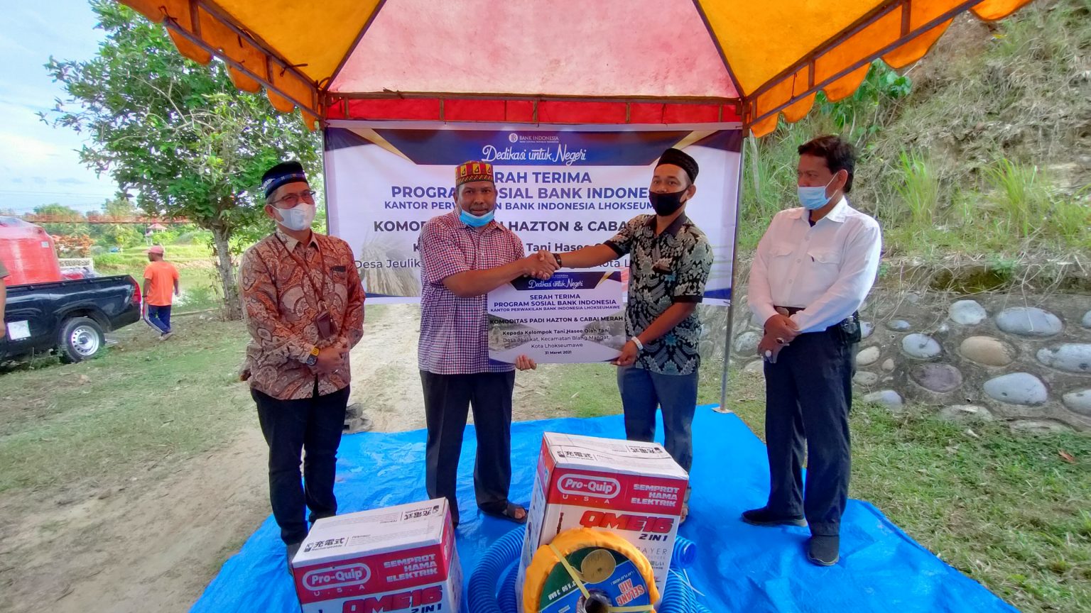 Bank Indonesia Bantu Petani di Lhokseumawe