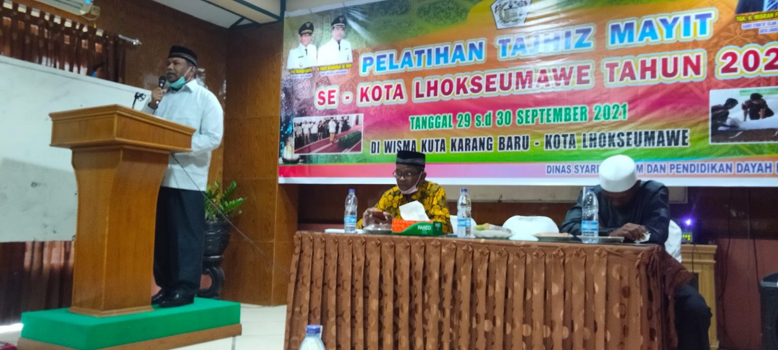 Wakil Walikota Lhokseumawe Tutup Pelatihan Tajhiz Mayit
