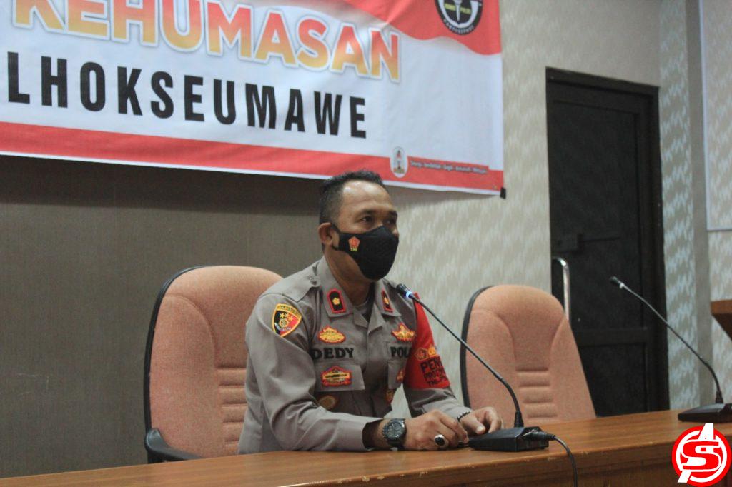 Wakapolres Lhokseumawe Buka Pelatihan Kehumasan