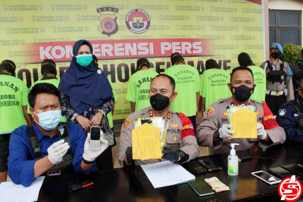 Polres Lhokseumawe Ungkap Kasus 2 Kilogram Sabu-sabu