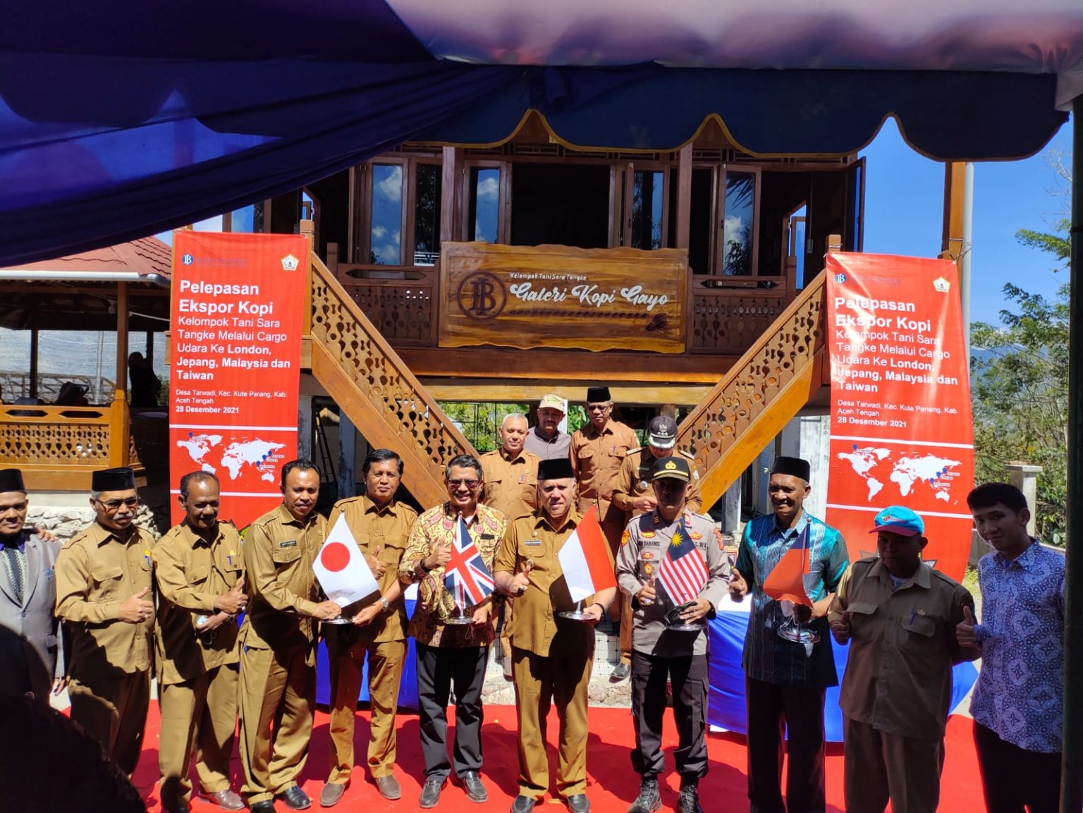 Kopi Gayo Binaan Bank Indonesia Lhokseumawe di Ekspor ke 4 Negara