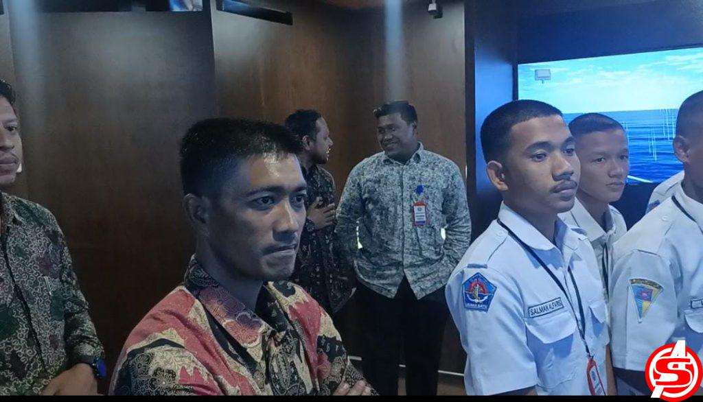 Siswa SMKN 1 Muara Batu Uji Coba Ship Bridge Simulator SMKN 6 Lhokseumawe