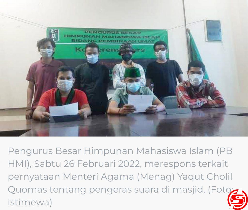 HMI Dukung Menteri Agama tentang Pengeras Suara di Masjid