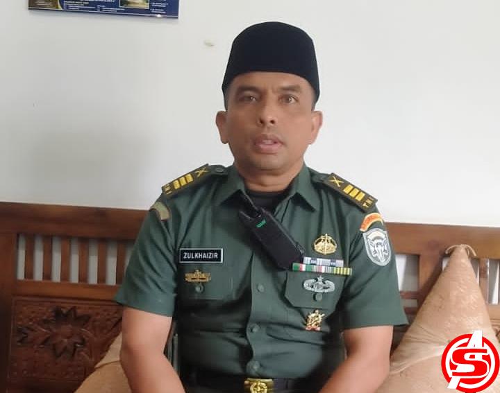 Danramil Tanah Luas Isi Ceramah Ramadhan dan Jadi Imam Shalat Tarawih