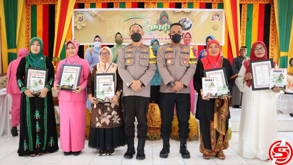 Kecamatan Banda Sakti Juara I Lomba Merangkai Sirih HUT Bhayangkara ke 76