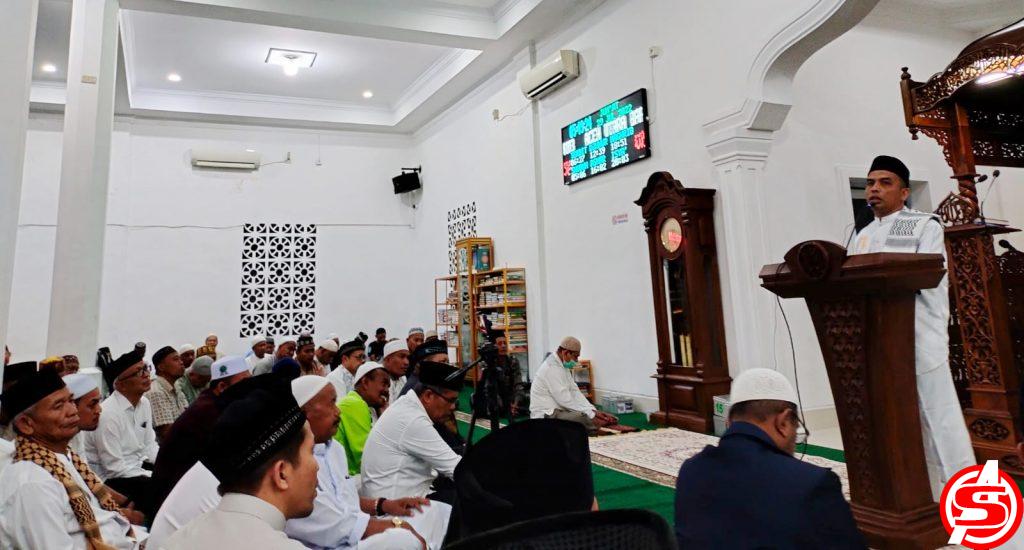Safari Subuh Ke-14 Kodim Aceh Utara di Mesjid Jamik Kota Lhokseumawe