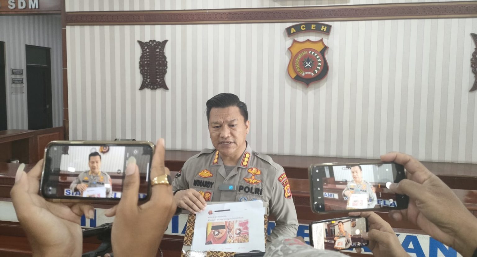 Polda Aceh Usut Video Pembakaran Bendera Merah Putih Viral di Medsos