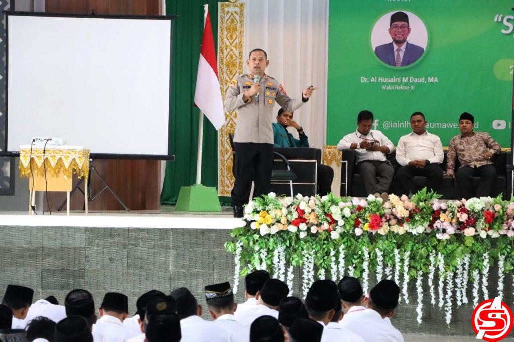 Kapolres Lhokseumawe Bahas Peran Polri dalam Kamtibmas di Kampus IAIN