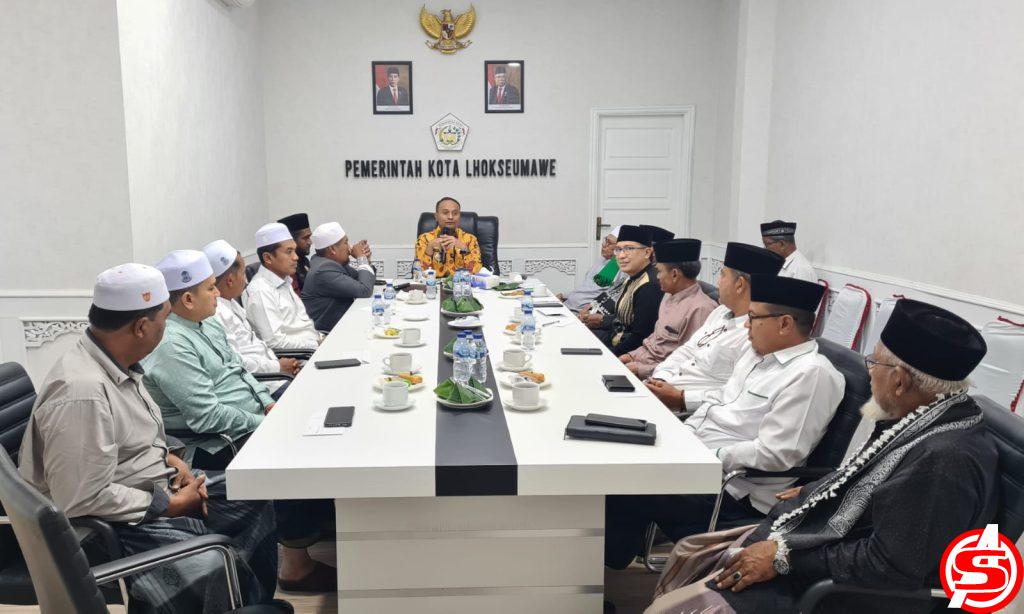 Ulama Lhokseumawe Sampaikan Tujuh Poin Harapan ke Pj Walikota