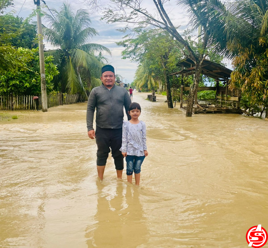 Aceh Utara Dikepung Banjir, Ribuan Warga Mengungsi