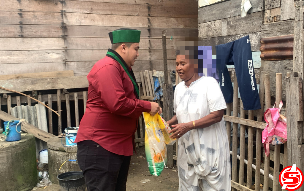 Sambut Ramadhan, HMI Salurkan 100 Paket Sembako untuk Warga Dhuafa dan Disabilitas