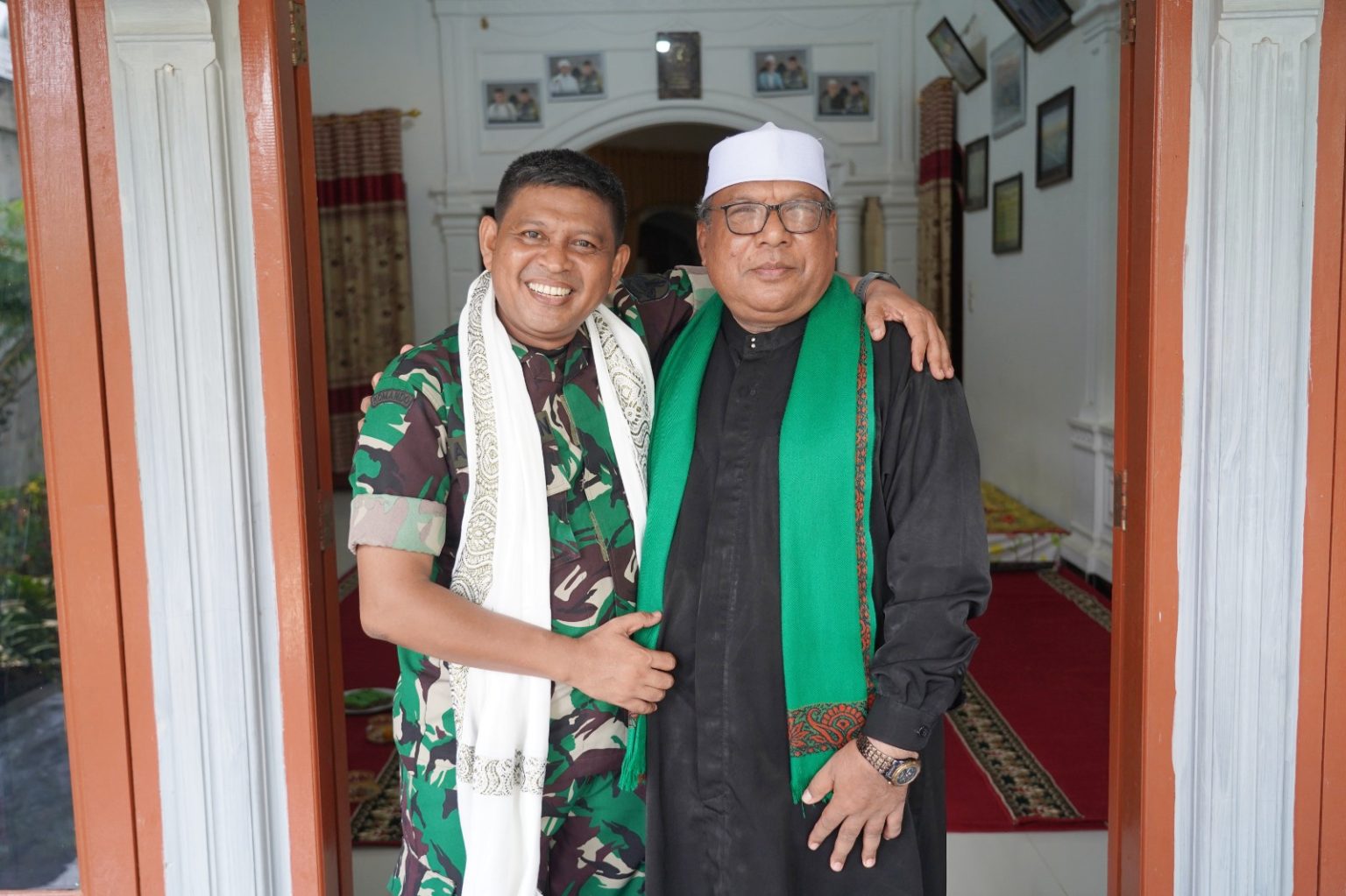 Danrem Ali Imran Silaturahmi ke Kediaman Ketua MPU Lhokseumawe