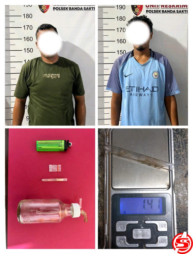 Polsek Banda Sakti Ciduk Dua Warga Terlibat Kasus Narkoba