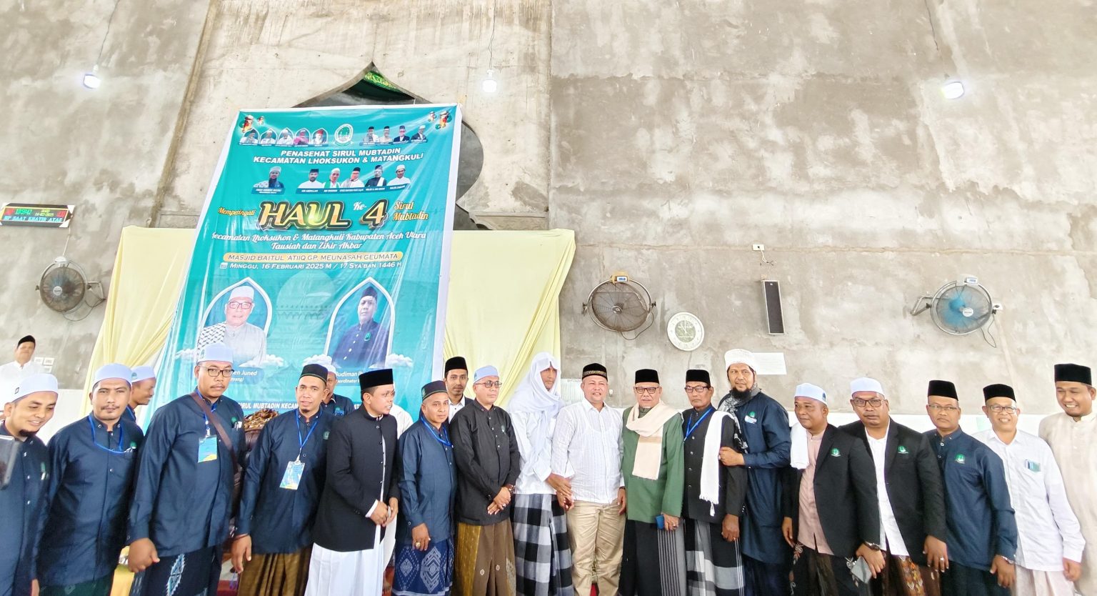 Ayahwa Hadiri Milad Ke-4 Sirul Mubtadin Ranting Lhoksukon dan Matangkuli