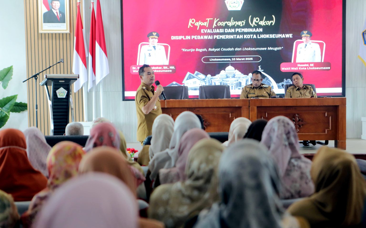 Wali Kota Sayuti Ancam Copot Jabatan Pejabat Tak Disiplin