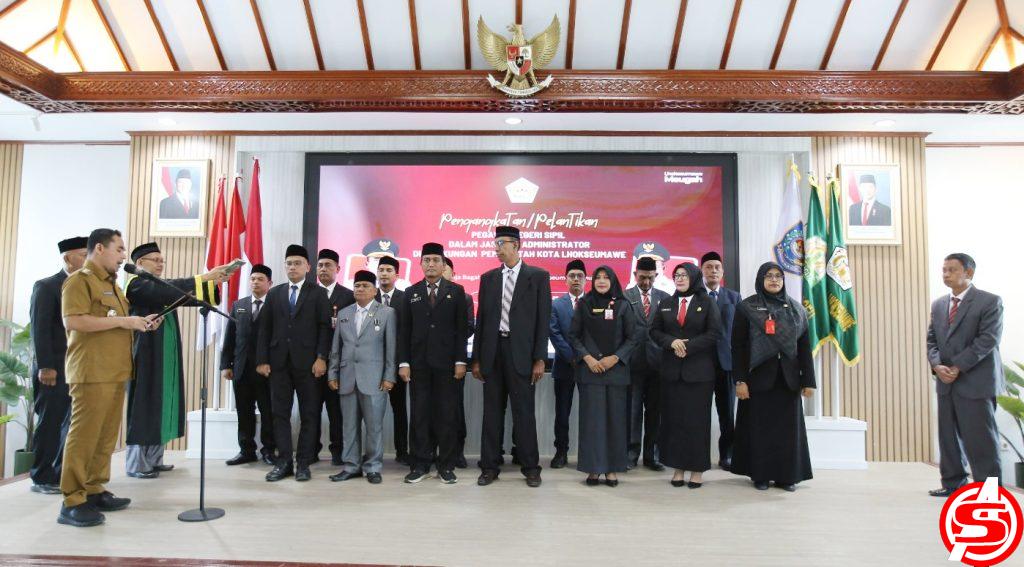 Walikota Lhokseumawe Mutasi 15 Pejabat Administrator