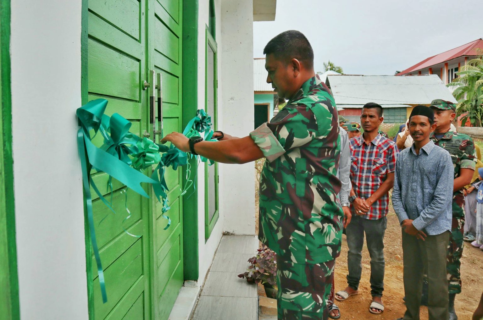 Danrem Lilawangsa Resmikan Meunasah Ratu Nahrisyah Pasai di Aceh Utara