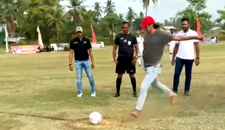 Panglima Wilayah Kuta Pase Buka Turnamen Sepak Bola U-40 se-Aceh: Semarak 20 Tahun MoU Helsinki