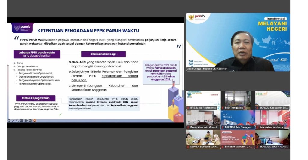 Pemerintah Tetapkan PengadaanPPPK Paruh Waktu