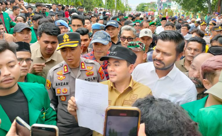 Lhokseumawe Jadi Sorotan Nasional, Ribuan Mahasiswa Gelar Aksi Damai Penuh Wibawa
