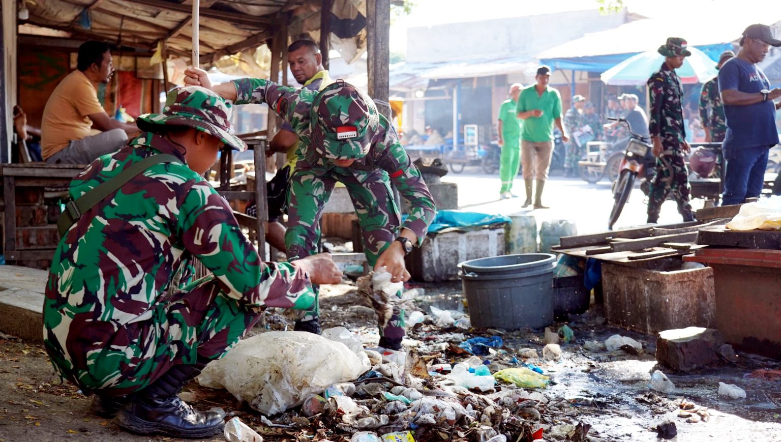 TNI Tiga Matra Gelar Karya Bakti Teritorial Prima di Lhokseumawe