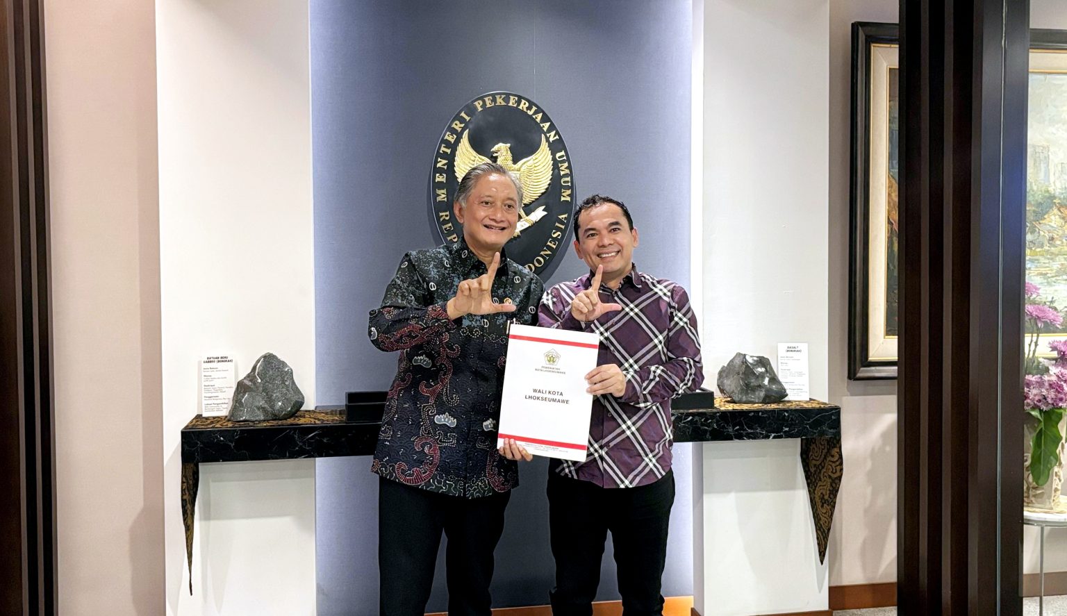 Wali Kota Lhokseumawe Ajukan Sejumlah Proyek Prioritas Infrastruktur kepada Menteri PUPR