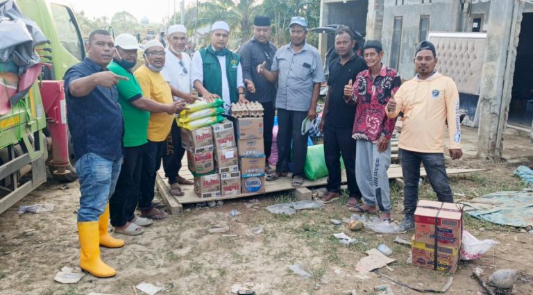 Tembus Gampong Terisolir, HUDA Lhokseumawe Bantu Korban Banjir Aceh Utara
