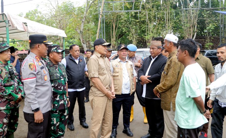 Respon Cepat Usai Pernyataan Bupati, Menko Polkam Tinjau Banjir Aceh Utara
