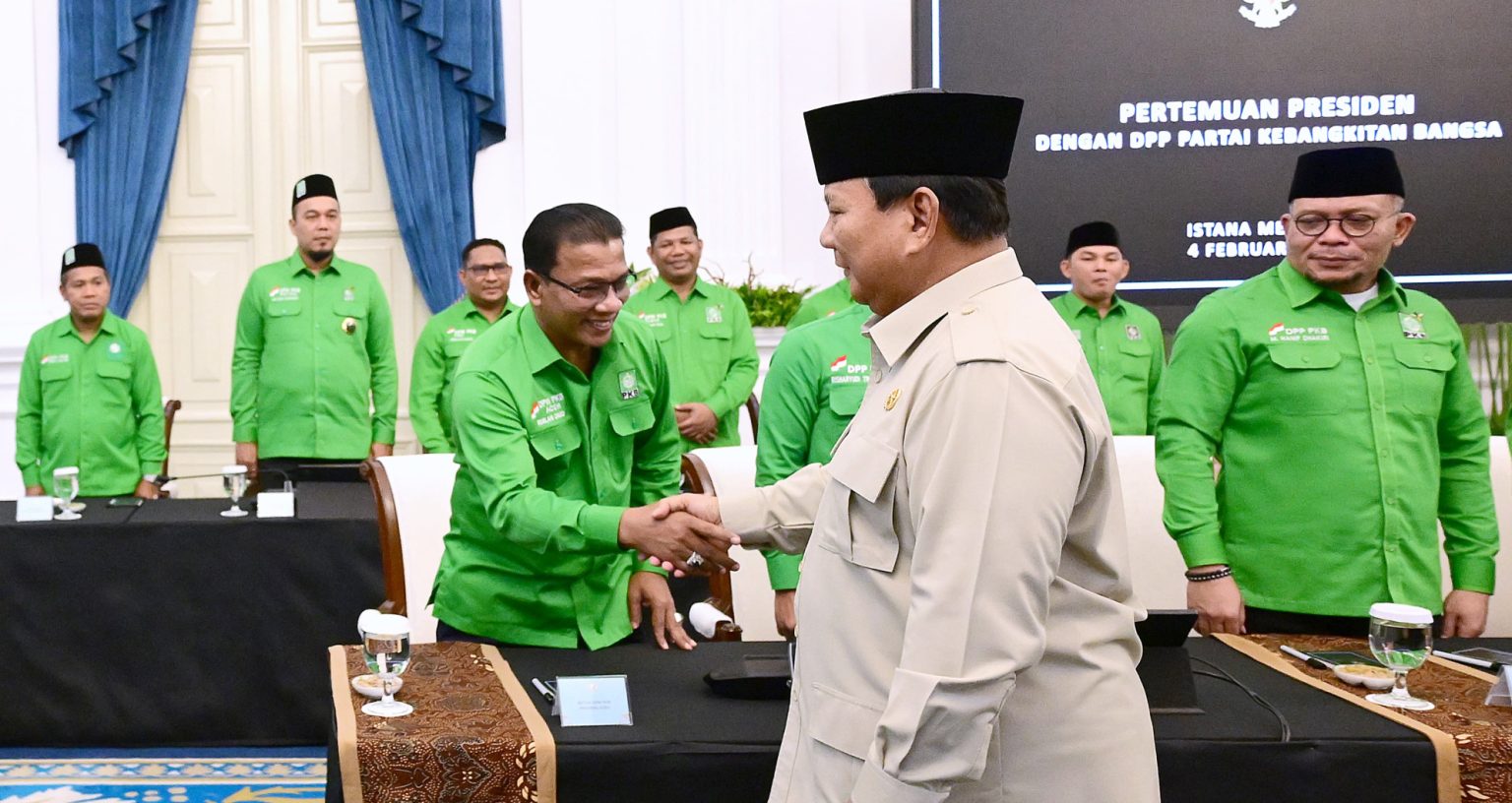Ketua PKB Aceh HRD Dampingi Cak Imin Temui Presiden Prabowo