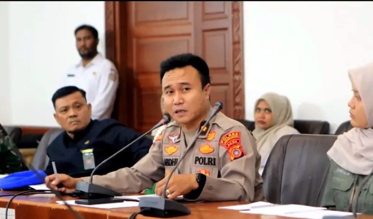 Kabag Ops Polres LhokseumaweHadiri Rakor Persiapan Malam Takbiran Idulfitri 1447 H