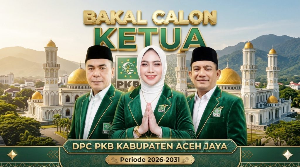 Peta Kekuatan Tiga Kandidat PKB Aceh Jaya Mengkristal Jelang Muscab 2026