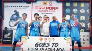 Aceh Utara Ukir Prestasi, Tim Basket 3×3 Putra Tembus PORA XV Aceh 2026