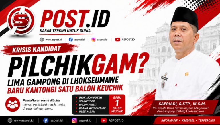 Krisis Kandidat PilchikGam? Lima Gampong di Lhokseumawe Baru Kantongi Satu Balon Keuchik