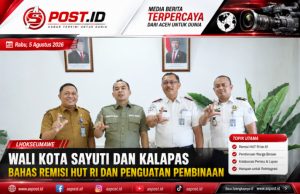 Wali Kota Sayuti dan KalapasBahas Remisi HUT RI dan Penguatan Pembinaan