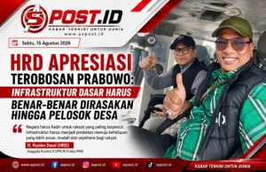 HRD Apresiasi Terobosan Prabowo: Infrastruktur Dasar Harus Benar-Benar Dirasakan hingga Pelosok Desa