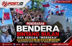 Pengibaran Bendera Bintang Bulan dan Seruan “Merdeka” Menggema di Banda Aceh, Rekaman Aksi Viral di Media Sosial