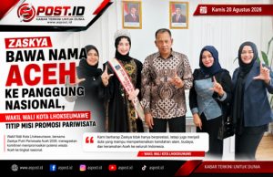 Zaskya Bawa Nama Aceh ke Panggung Nasional, Wakil Wali Kota Lhokseumawe Titip Misi Promosi Pariwisata