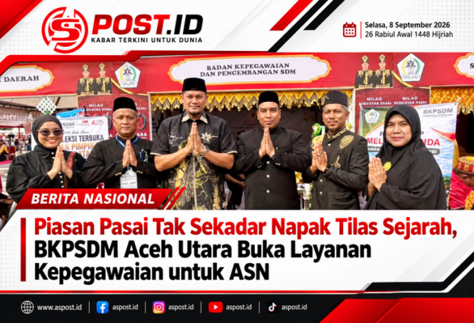 Piasan Pasai Tak Sekadar Napak Tilas Sejarah, BKPSDM Aceh Utara Buka Layanan Kepegawaian untuk ASN