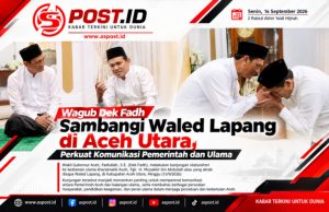 Wagub Dek Fadh Sambangi Waled Lapang di Aceh Utara, Perkuat Komunikasi Pemerintah dan Ulama