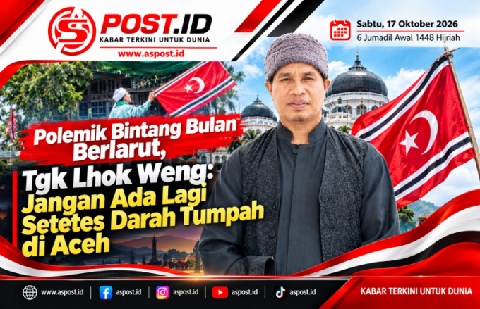 Polemik Bintang Bulan Berlarut, Tgk Lhok Weng: Jangan Ada Lagi Setetes Darah Tumpah di Aceh