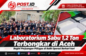 Laboratorium Sabu 1,2 Ton Terbongkar di Aceh, Begini Perjuangan Petugas di Balik Operasi Berhari-hari